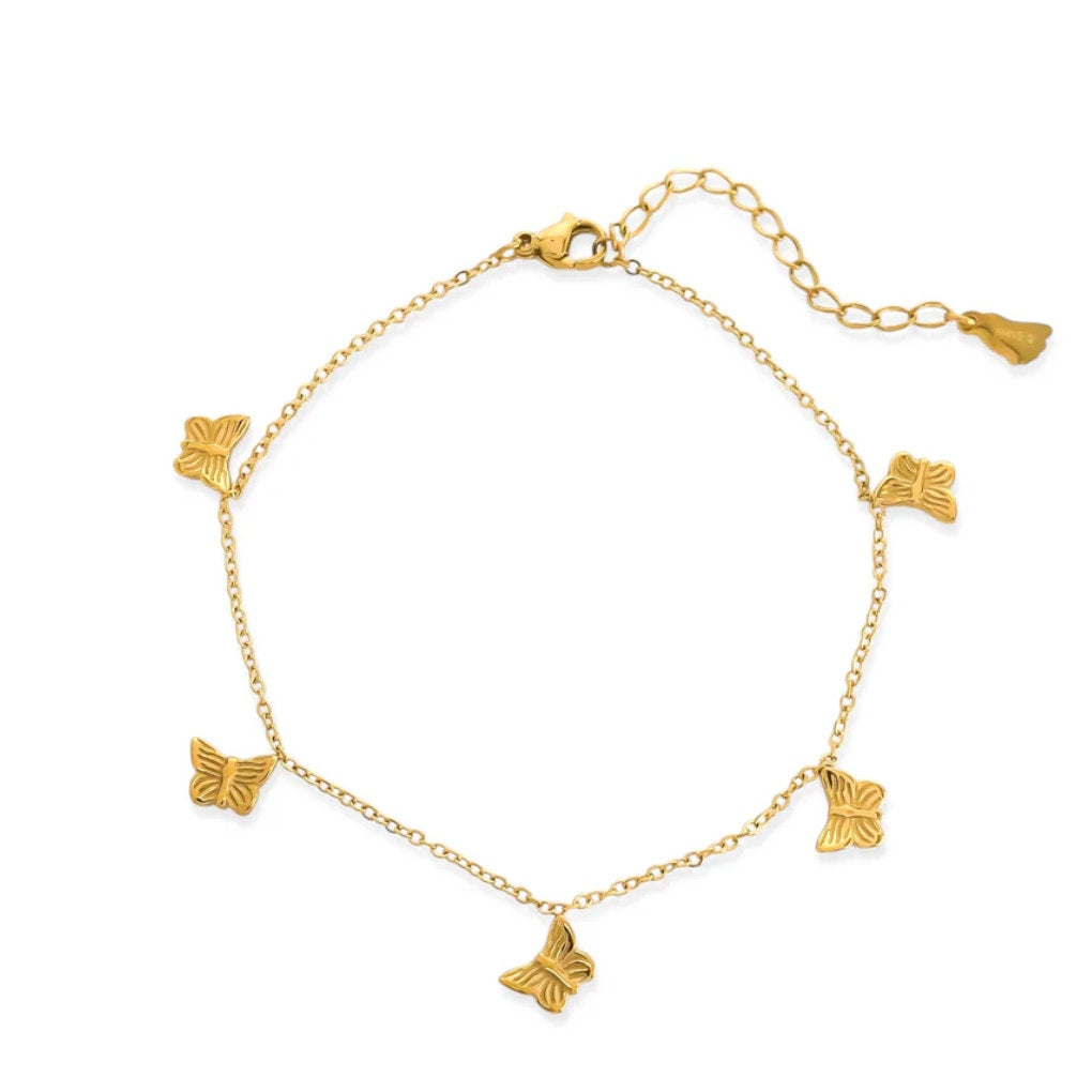 Flutter Grace Anklet Butterfly Aesthetic Beach Jewelry