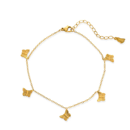Flutter Grace Anklet Butterfly Aesthetic Beach Jewelry