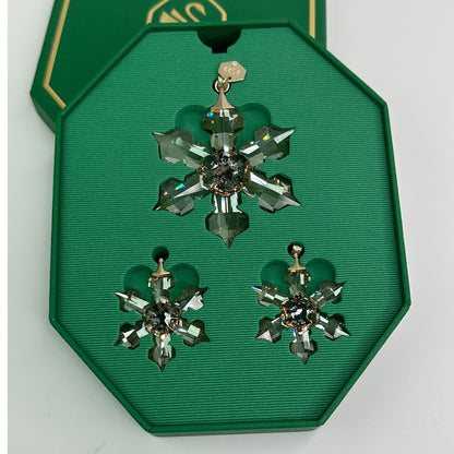 Swarovski Festive Annual Edition 2022 Ornament Set of 3