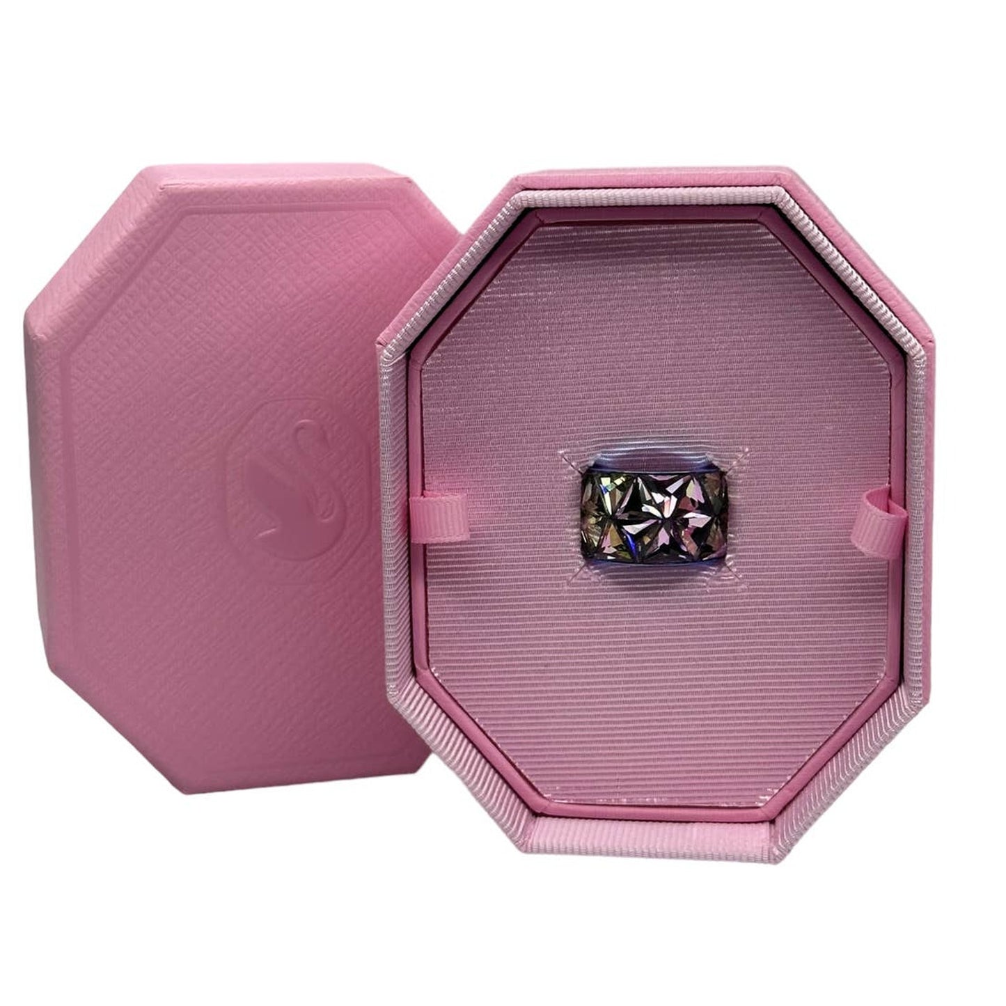 Swarovski Curiosa cocktail ring Triangle cut, Multicolored Size EUR 58 / USA 8