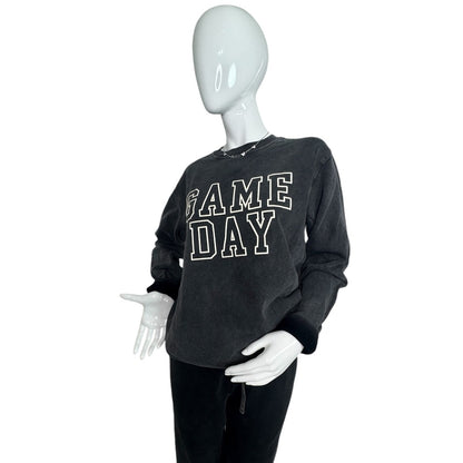 GAME DAY Vintage Sweatshirt black