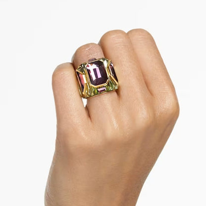 Swarovski Chroma cocktail ring Multicolored, Gold-tone plated  EUR 55  / 7 USA