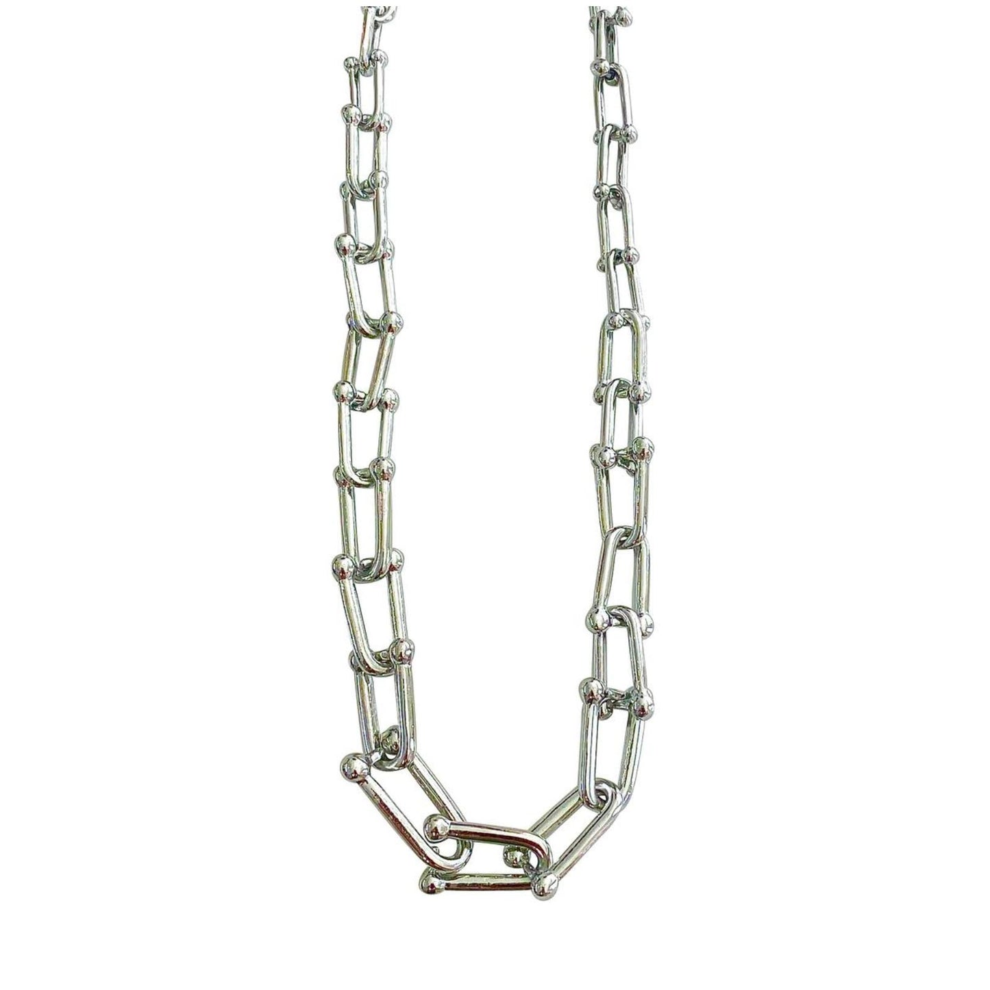 Gia Link & Chain Necklace | Elegant Link Chain Jewelry