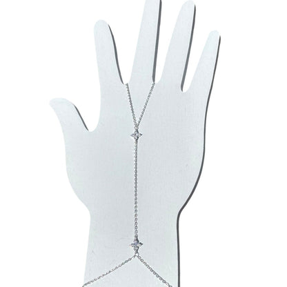 Hand Chain Bracelet 925 Sterling Silver