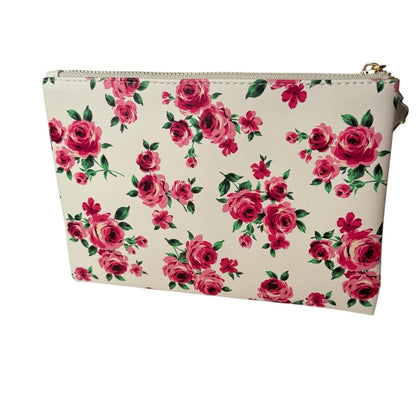 MOM Cosmetic or Pencil Bag Roses Design