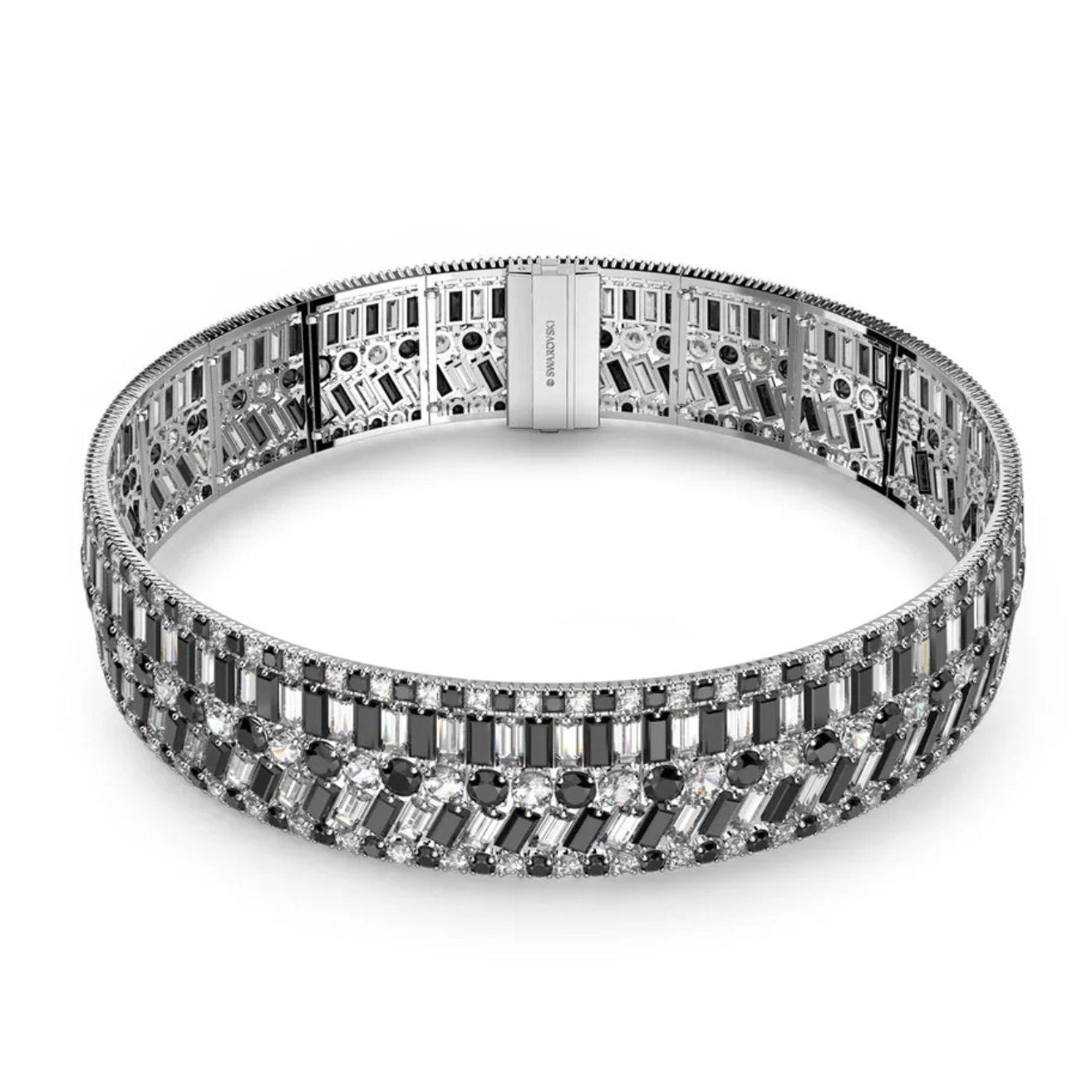 Swarovski Black Mixed Cuts Crystal Hyperbola Choker