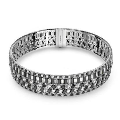 Swarovski Black Mixed Cuts Crystal Hyperbola Choker