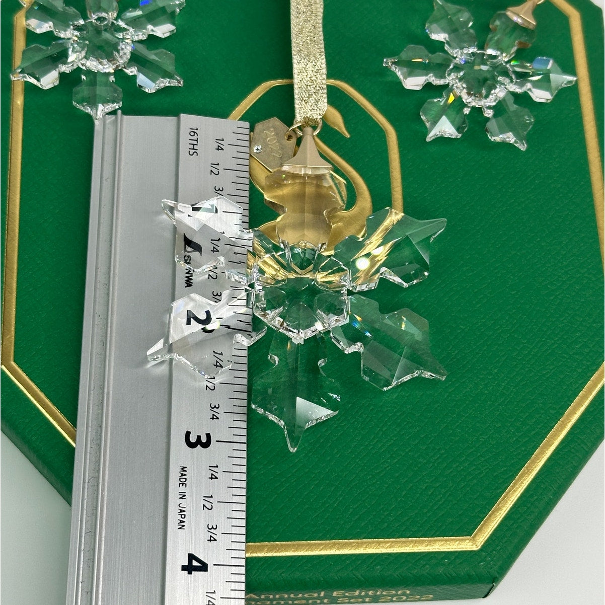 Swarovski Annual Edition 2022 Ornament Set of 3