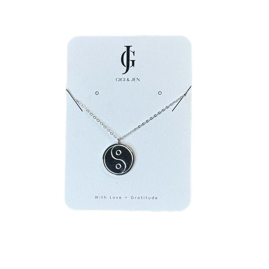 Yin Yang Necklace 925 Sterling Silver