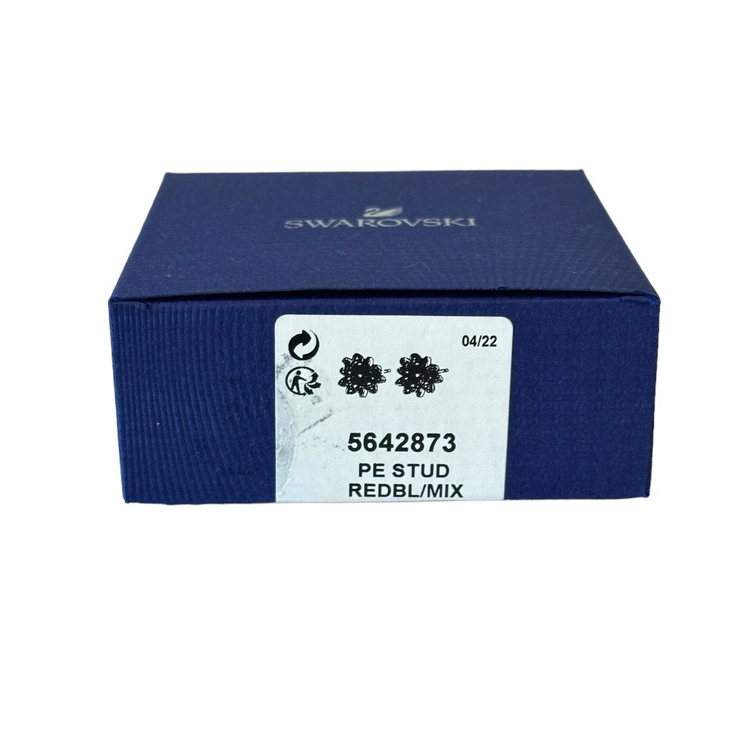 Swarovski Eternal Flower stud earrings Flower, Pink, Mixed metal finish