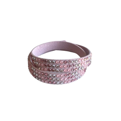 Touchstone Crystal by Swarovski Pink Wrap Bracelet