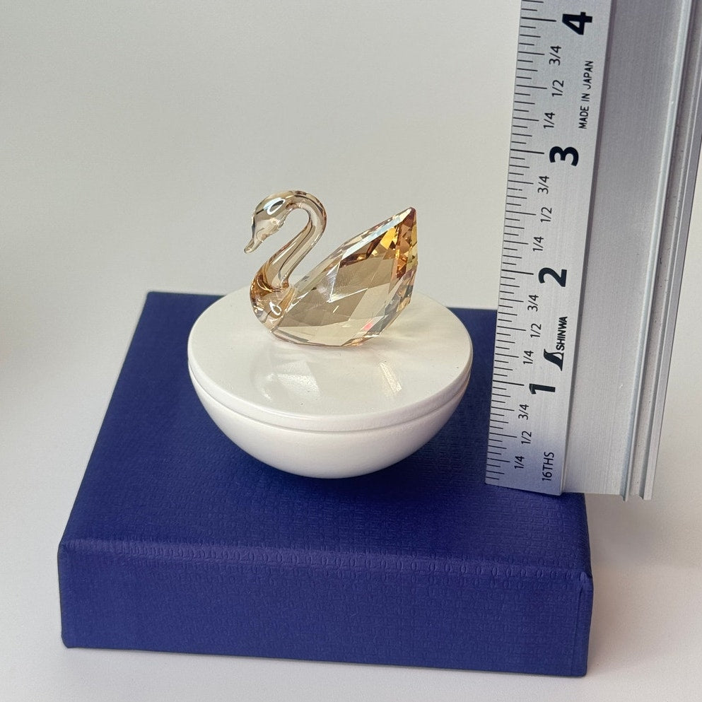 Swarovski Keepsake Decorative Box Swan home decor