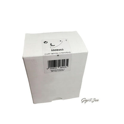Swarovski Penélope Cruz Moonsun Cuff, White, Rhodium Plated