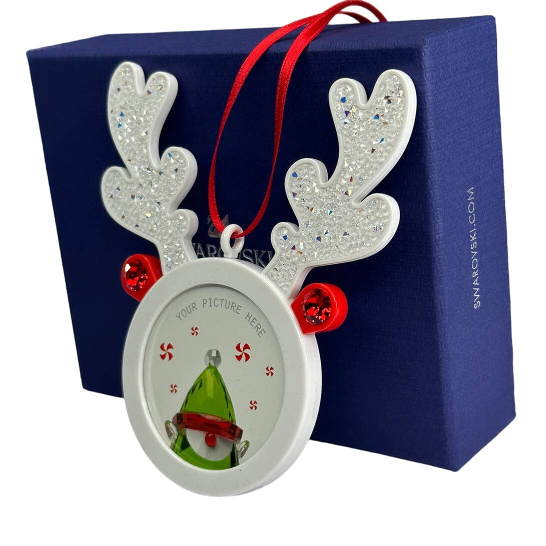 Swarovski Holiday Cheers Reindeer Hanging Picture Frame Christmas