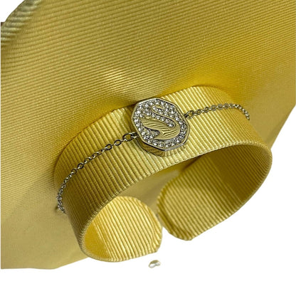 Swarovski Signum Bracelet, Swan, Rhodium Plated New