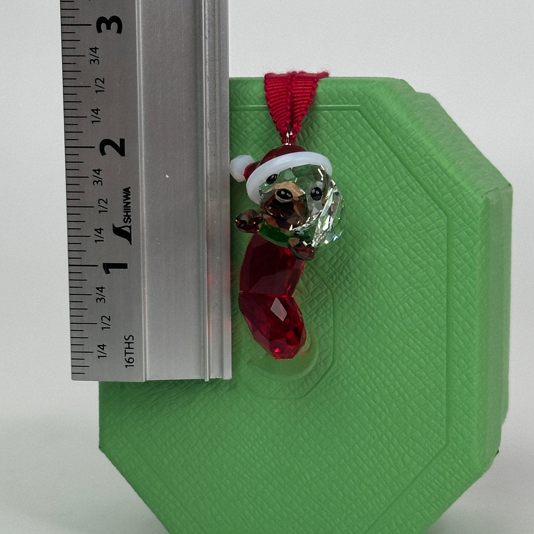 Swarovski Christmas Holiday Cheers Beagle Ornament Christmas