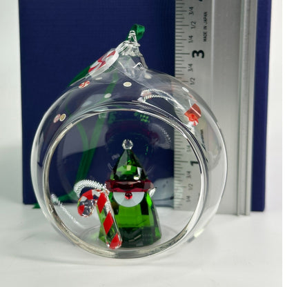 Swarovski Holiday Cheers Santa’s Elf Ball Ornament