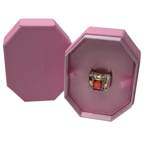 Swarovski Chroma Cocktail Ring Pink and Gold 60 EUR - 9 USA