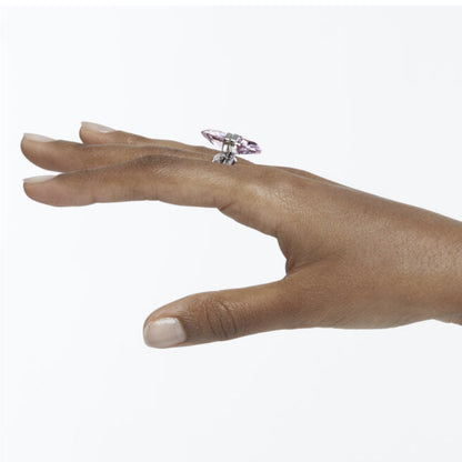 Swarovski Lucent ring Magnetic, Pink, Rhodium plated 58EUR / 8 USA