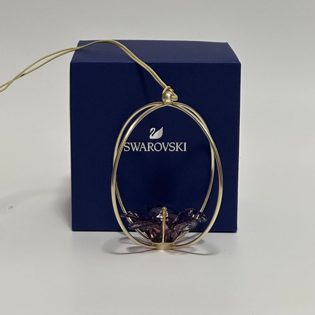 Swarovski Garden Tales Hibiscus Ball Ornament Large