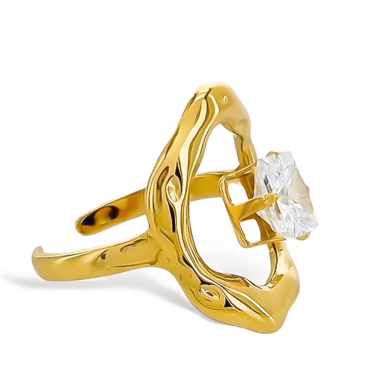 Luxe Orbit Ring adjustable