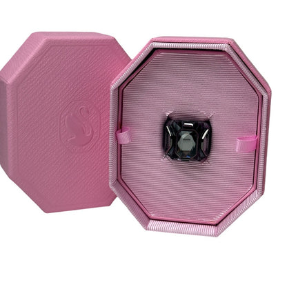 Swarovski Chroma cocktail ring Black, Ruthenium plated 55 EUR /  7 USA