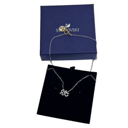 Swarovski Zodiac II pendant Aquarius , White, Mixed metal finish Necklace