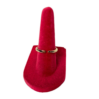 Open Heart Ring 18k Gold Plated Adjustable Ring for Women