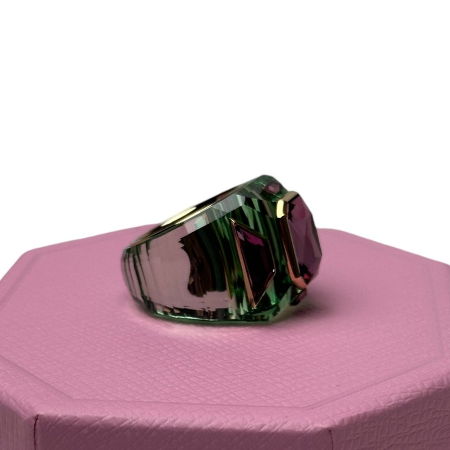 Swarovski Chroma cocktail ring Multicolored, Gold-tone plated  EUR 55  / 7 USA