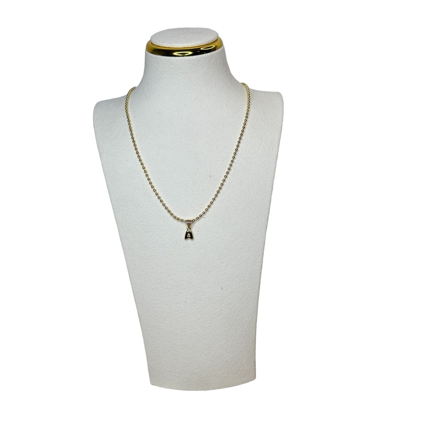 Initial Necklace 18k Gold Plated 18" adjustable initial necklace.