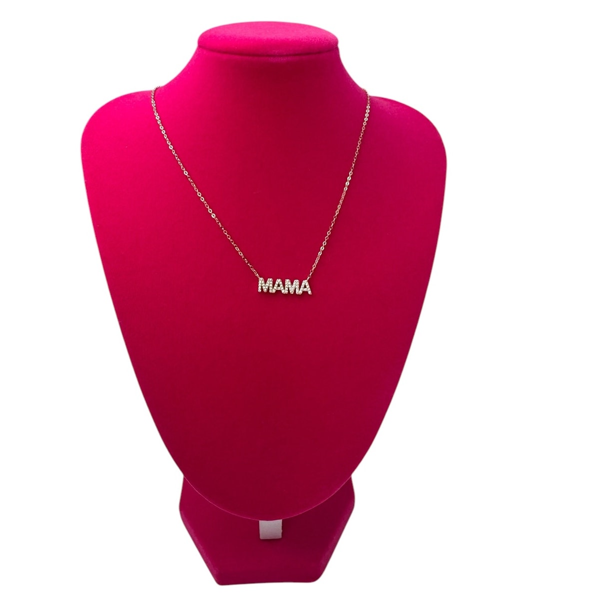 MAMA Necklace Pave  Elegant Personalized Jewelry Gift for Moms