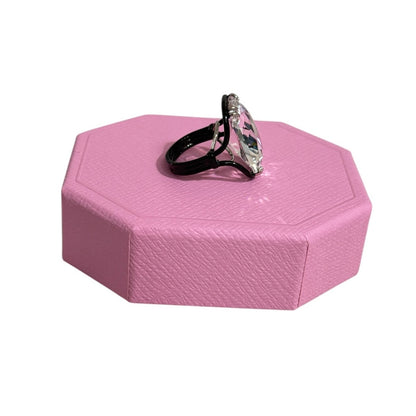 Swarovski Harmonia cocktail ring Oversized crystal, White, Mixed metal finish 58