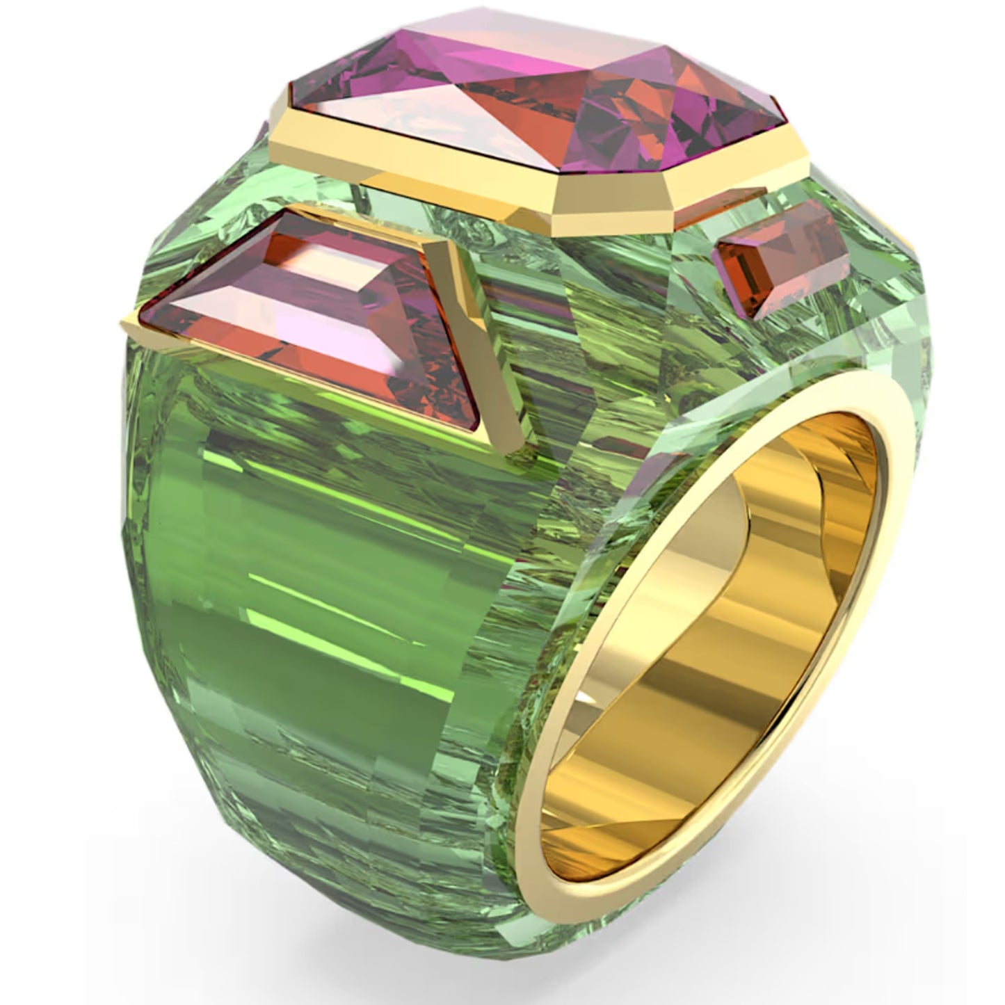 Swarovski Chroma cocktail ring Multicolored, Gold-tone plated  EUR 55  / 7 USA