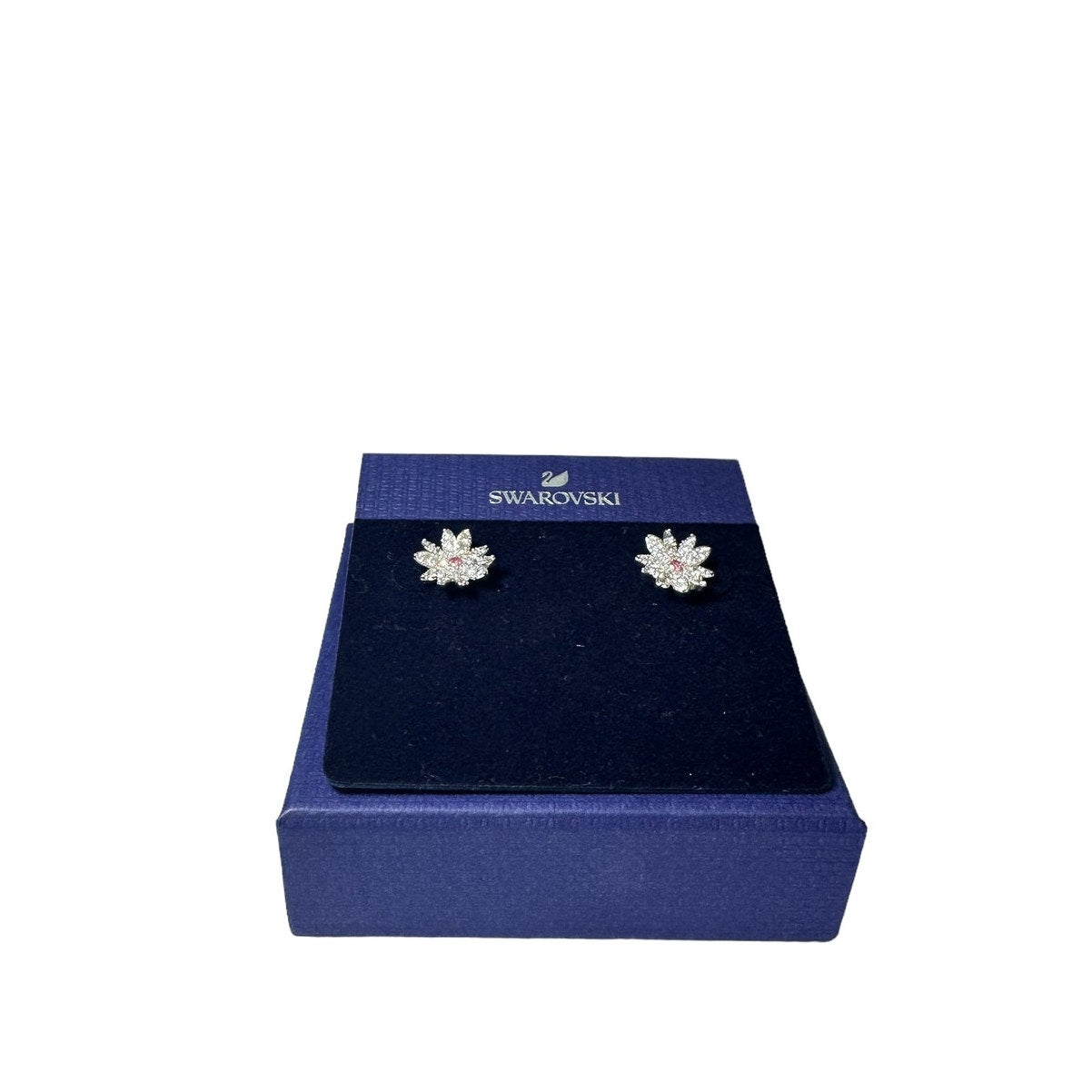 Swarovski Eternal Flower stud earrings Flower, Pink, Mixed metal finish