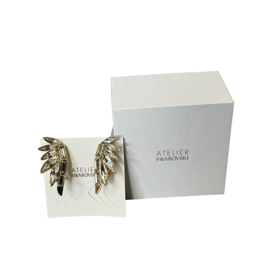 Swarovski Wonder Woman ear cuff White, Gold-tone plated Earrings