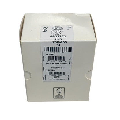 Swarovski Lucent ring Magnetic closure, Yellow, Gold-tone plated size 58/8