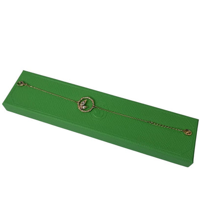 Swarovski Dellium bracelet Bamboo, White, Rose gold-tone plated