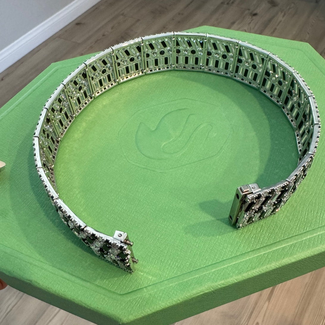 Swarovski Black Mixed Cuts Crystal Hyperbola Choker