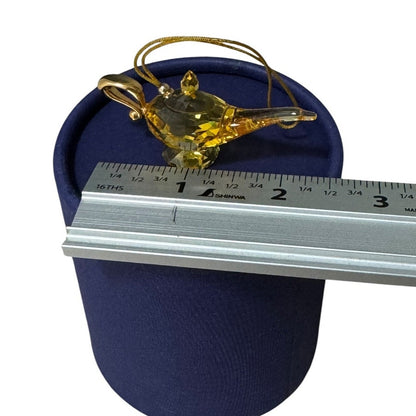 Swarovski Disney Aladdin Magic Lamp Ornament Yellow