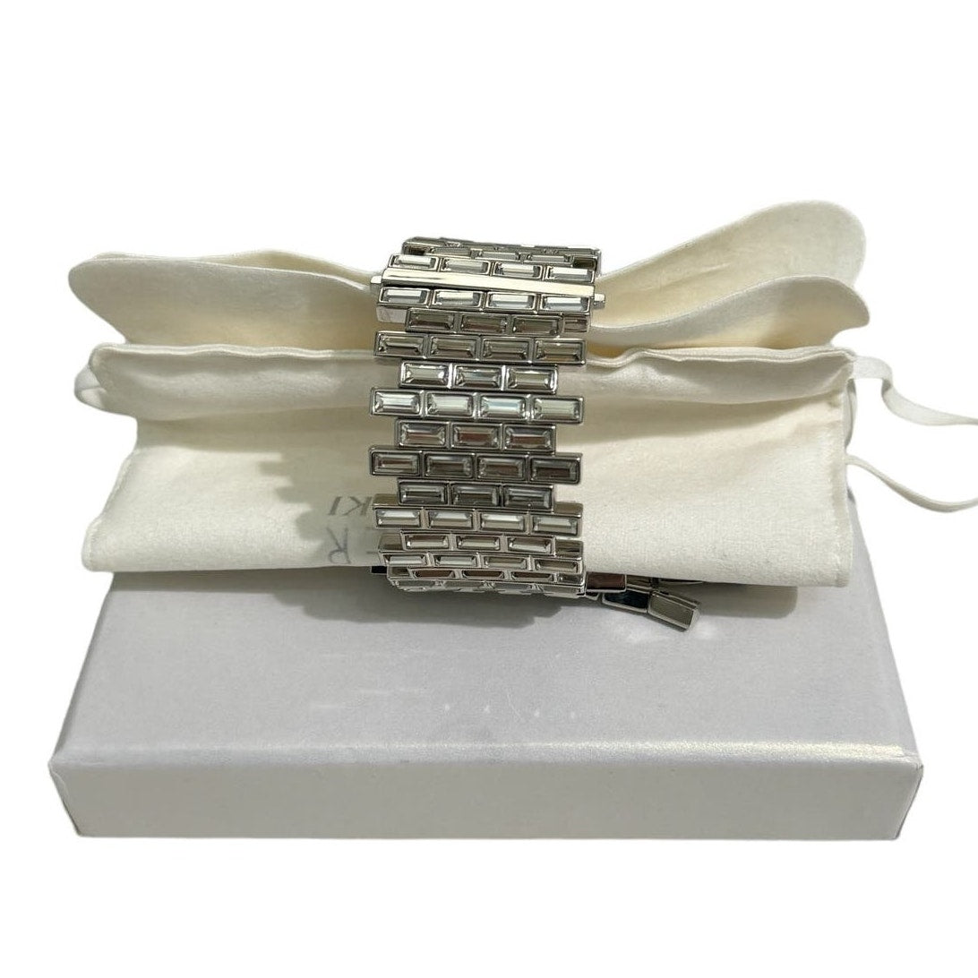 Swarovski Atelier Crystal Silver Shade Fluid Azzurro Bracelet 5483204