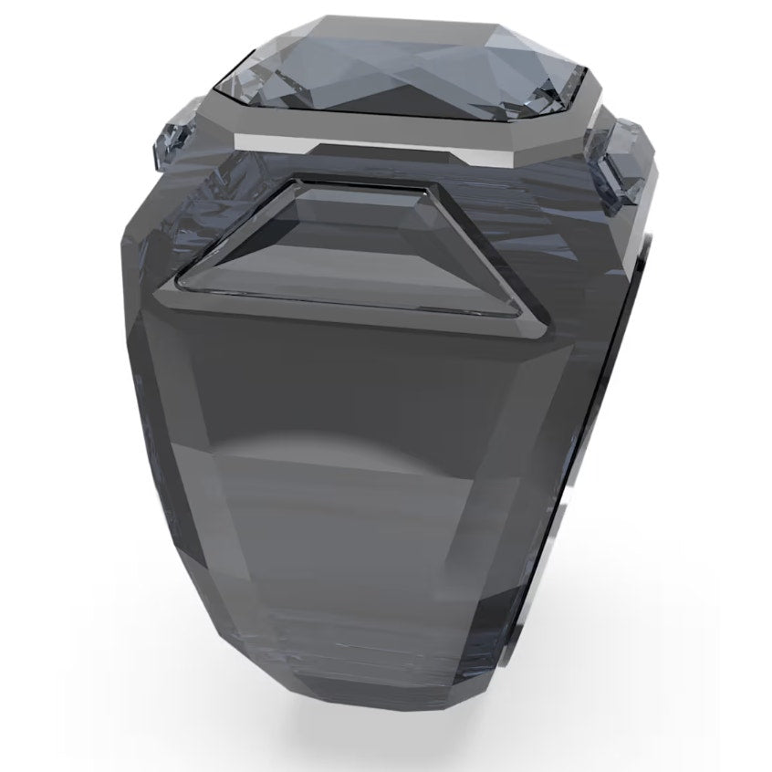 Swarovski Chroma cocktail ring Black, Ruthenium plated 55 EUR /  7 USA