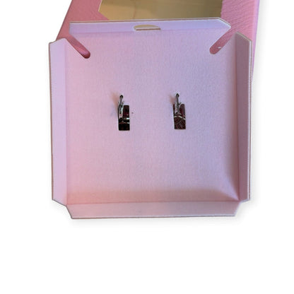 Swarovski Idyllia Drop Earrings, Pink, Mixed Cuts, rhodium-plated metal