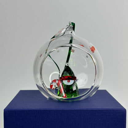 Swarovski Holiday Cheers Santa’s Elf Ball Ornament