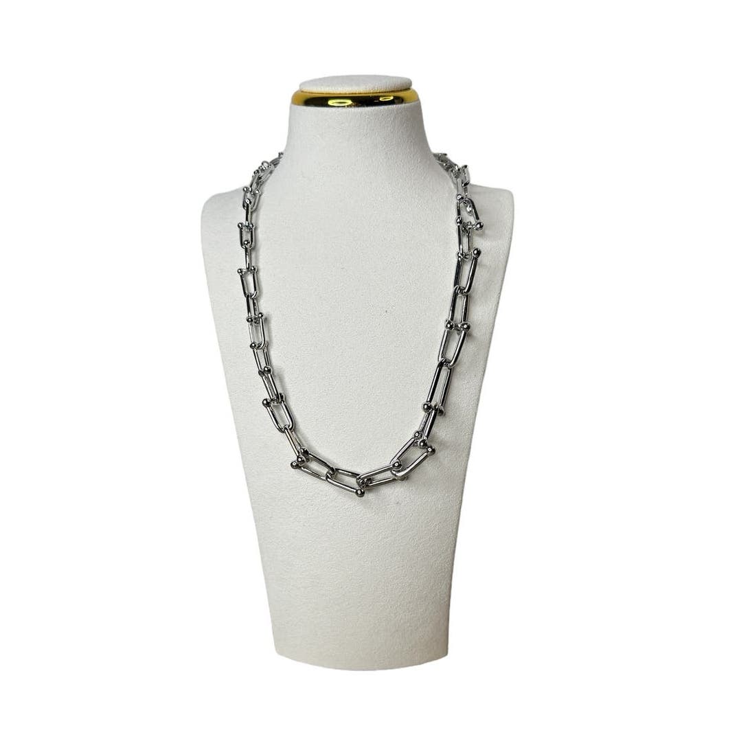 Gia Link & Chain Necklace | Elegant Link Chain Jewelry