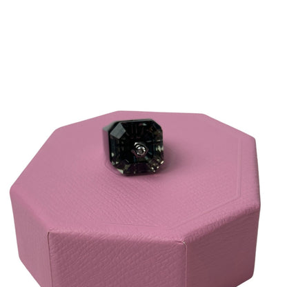 Swarovski Numina cocktail ring Octagon cut, Black, Ruthenium plated EUR 58 / 8USA