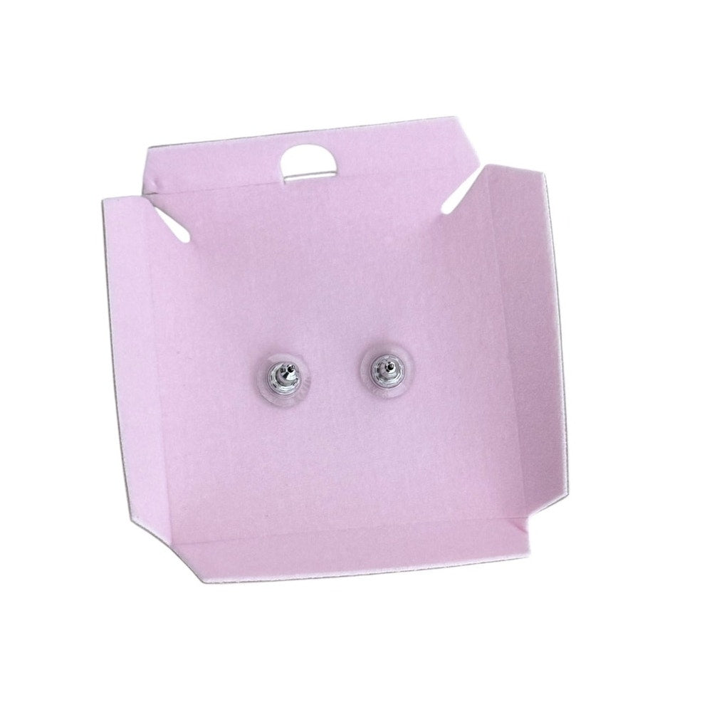 Swarovski Blue Stella Rhodium Plated Star Stud Earrings