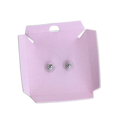 Swarovski Blue Stella Rhodium Plated Star Stud Earrings