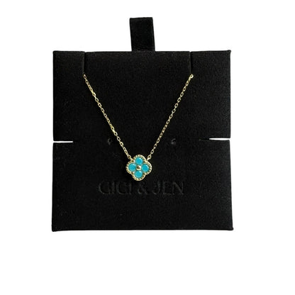 Necklace & Bracelet turquoise floral Jewelry Set