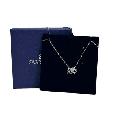 Swarovski Zodiac II pendant Aquarius , White, Mixed metal finish Necklace