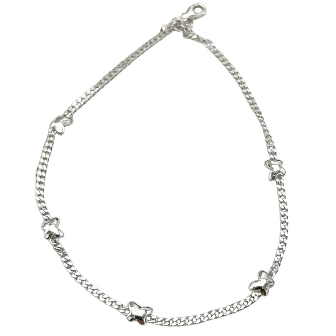 Butterfly Anklet for Women  5 Charm Dainty Design